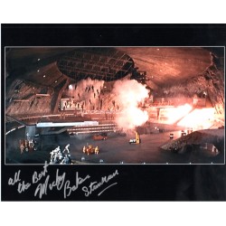 James Bond Micky Baker stunt signed authentic autographs photo