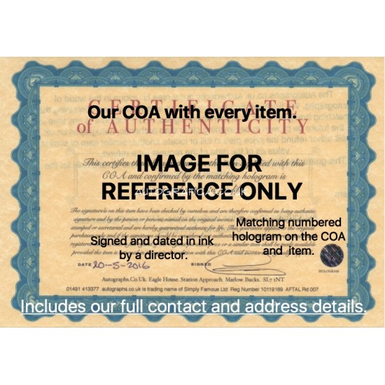 James Bond Micky Baker stunt signed authentic autographs photo