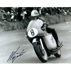 Giacomo Agostini Motor cycling genuine authentic autograph signed photo