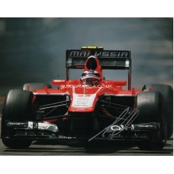 Max Chilton Marussia F1 genuine authentic autograph signed photo