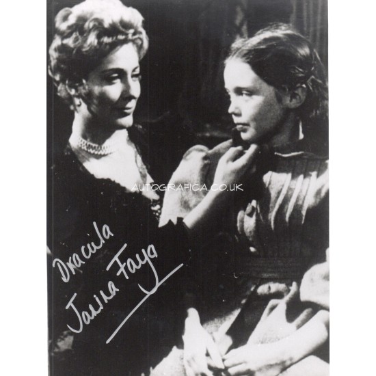 Janina Faye Dracula genuine authentic signed autograph photo 
