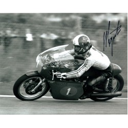 Giacomo Agostini IOM TT etc  genuine authentic signed autograph photo COA