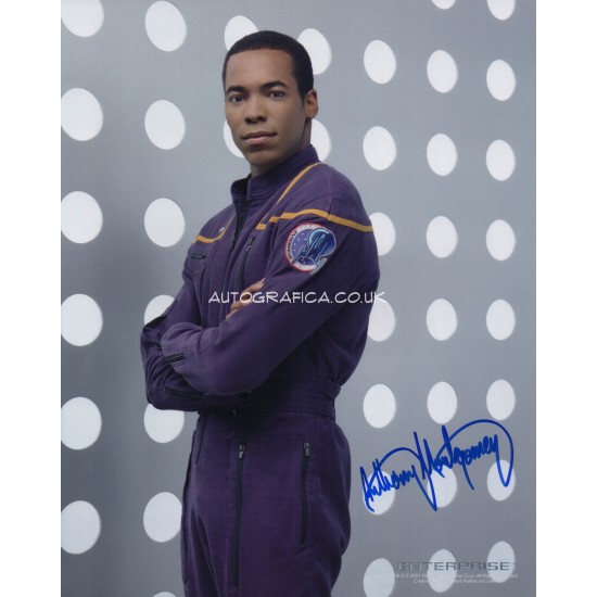 Anthony Montgomery  Enterprise genuine signed authentic autograph photo