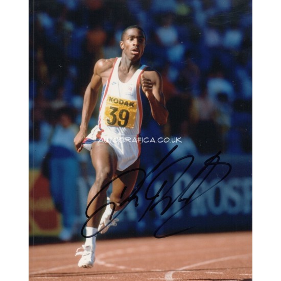 Derek Redmond Athletics genuine authentic signed autograph photo