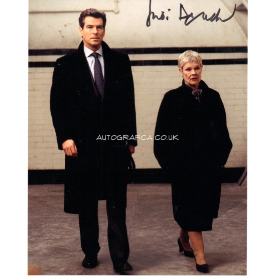Judi Dench James Bond genuine authentic signed autograph photo COA