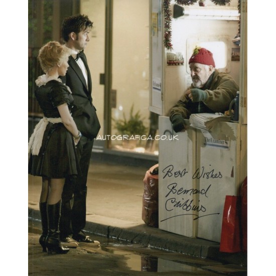 Doctor Who Bernard Cribbins genuine authentic autograph signed photo 