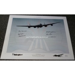 Dambuster 617 Grayston  Johnson Munro Sutherland McDonald genuine authentic signed photo 