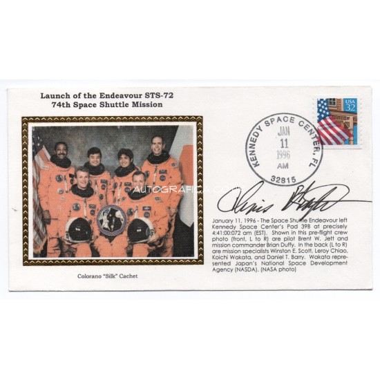 Chris Kraft space genuine signed authentic autograph FDC