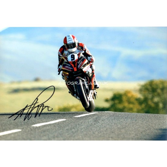 Michael Rutter Superbikes TT authentic signed autograph photo