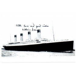 RMS Titanic Millvina Dean survivor genuine authentic signed autograph 