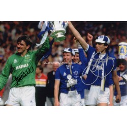 Neville Southall Graeme Sharp Everton genuine authentic signed photo