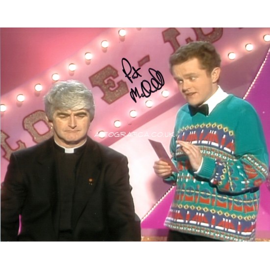 Father Ted Patrick McDonnell genuine authentic signed autograph photo