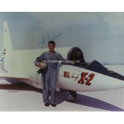 Pete Everest test pilot authentic genuine signed autograph photo 