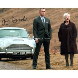 James Bond Judi Dench genuine authentic autograph signed photo