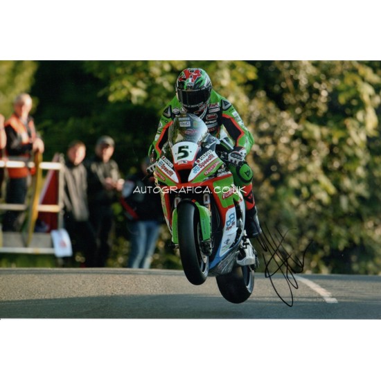 James Hillier Superbikes TT IOM authentic signed genuine autograph photo 2
