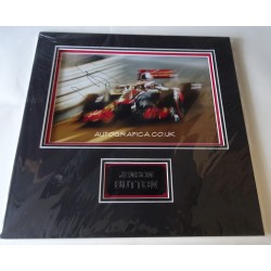 Jenson Button authentic genuine signed autograph photo display