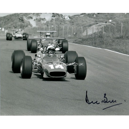 Derek Bell F1 Ferrari genuine signed authentic signature photo AFTAL