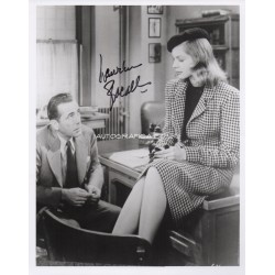 Lauren Bacall genuine signed authentic signature photo COA UACC AFTAL