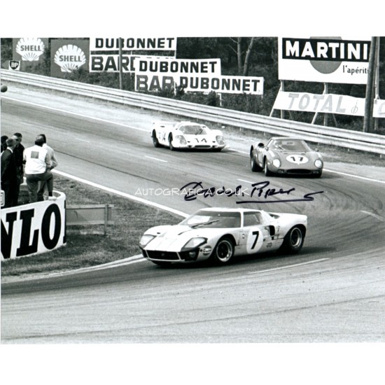 David Piper Le Man genuine signed autograph photo COA UACC
