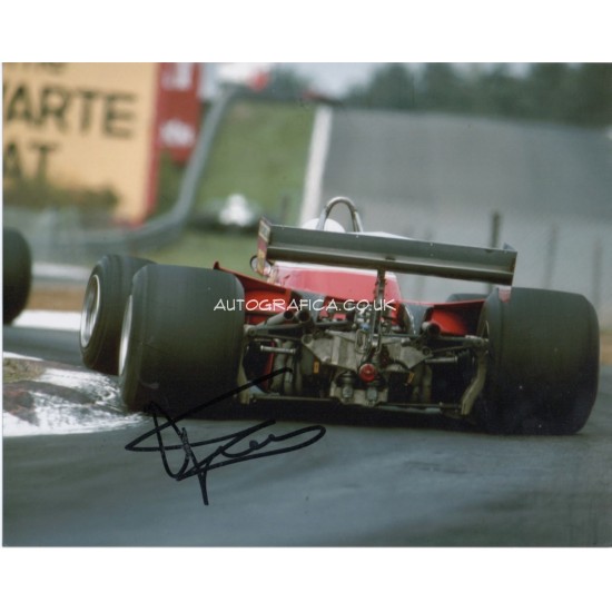 Jody Scheckter Ferrari F1 genuine authentic autograph signed photo 4.