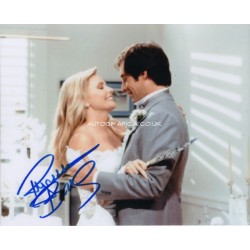 Priscilla  Barnes James Bond signed authentic genuine signature photo UACC