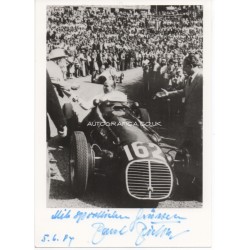 Paul Pietsch F1 Maserati signed authentic genuine signature photo UACC