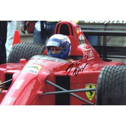 Alain Prost F1 Ferrari world champion signed genuine signature photo COA UACC