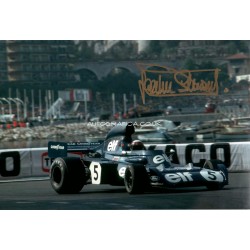 Jackie Stewart F1 Tyrrell world champion signed genuine signature photo COA AFTAL UACC