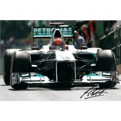 Michael Shumacher F1 Mercedes authentic signed genuine signature photo UACC
