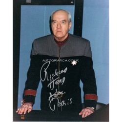 Richard Herd Star Trek V etc authentic genuine signed colour photo 2