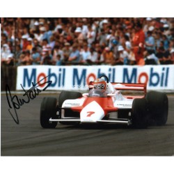 John Watson Mclaren F1 signed genuine signature authentic photo AFTAL