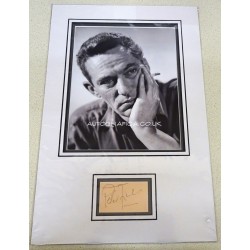 Peter Finch signed genuine signature autograph display UACC