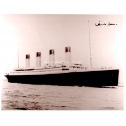 RMS Titanic signed genuine signature autograph photo COA UACC