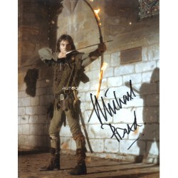 Michael Praed signed genuine signature autograph display UACC
