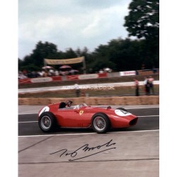 Tony Brooks Ferrari F1 genuine authentic signed photo COA UACC