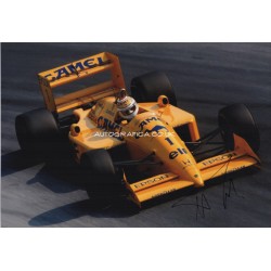 Nelson Piquet Lotus F1 genuine signed authentic autograph photo UACC