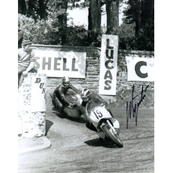 Giacomo Agostini TT IOM genuine signed authentic autograph photo