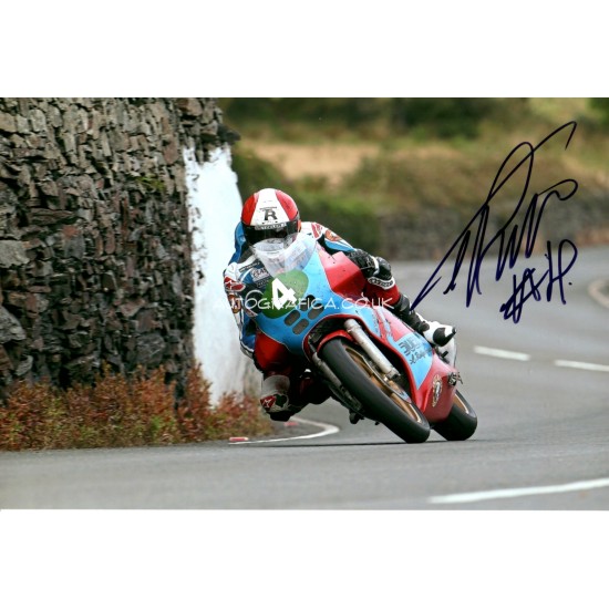 Michael Rutter  MotoGP  TT etc genuine authentic autograph signed photo