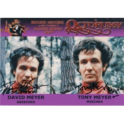 David & Tony Meyer James Bond genuine authentic autograph signed photo UACC