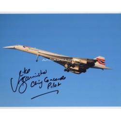 Concorde Mike Bannister genuine signed photo UACC COA 6
