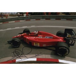 Nigel Mansell F1 Ferrari Red 5  authentic genuine signed photo COA UACC