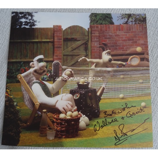 Nick Park Wallace and Gromit authentic genuine signed image COA UACC