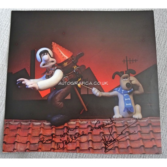 Nick Park Wallace and Gromit authentic genuine signed image COA UACC 2