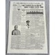 RMS Titanic Millvina Dean Repro newspaper page authentic genuine signed