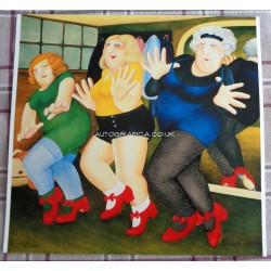 Beryl Cook artist authentic genuine signed image COA UACC
