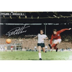 Geoff Hurst WC1966 genuine signed authentic signature photo COA
