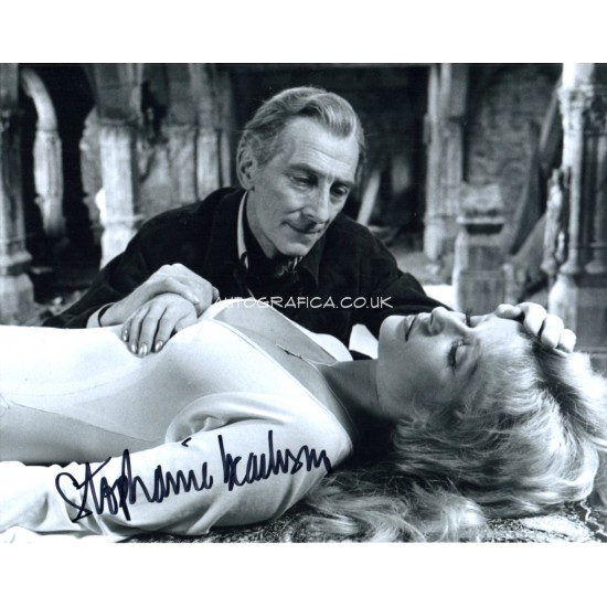 Stephanie Beacham Horror genuine authentic autograph signed photo