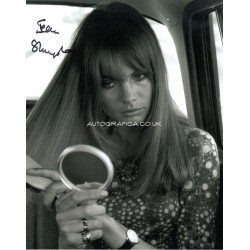 Jean Shrimpton model authentic genuine signed photo COA UACC