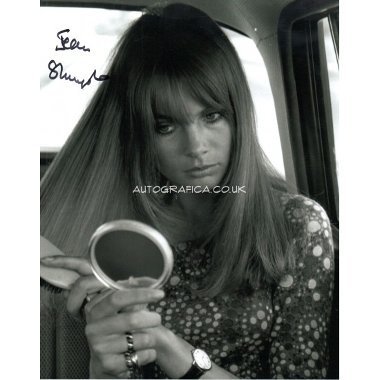 Jean Shrimpton model authentic genuine signed photo COA UACC
