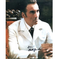 Christopher Lee James Bond authentic genuine signed autograph photo COA UACC